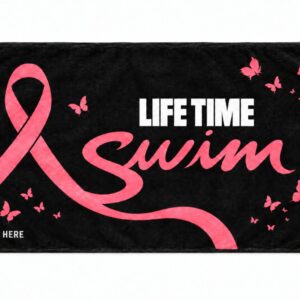 Life Time Swim Breast Cancer Awareness Towel