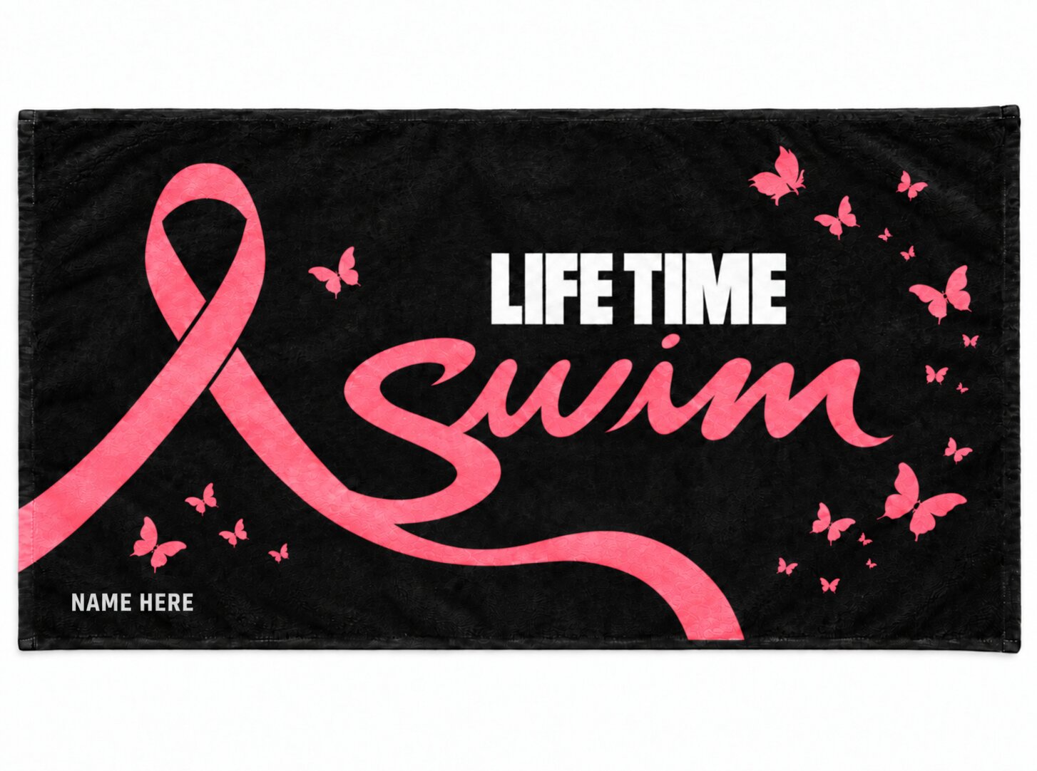 Life Time Swim Breast Cancer Awareness Towel